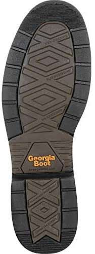 Georgia Boot Carbo-Tec LT Waterproof Lacer Work Boot Size 9.5(M) Brown