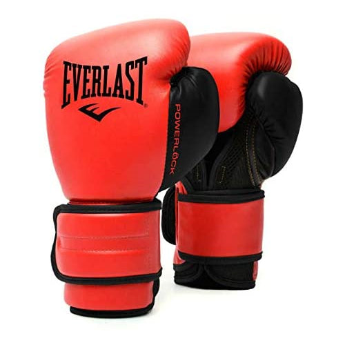 Everlast P00002309 Powerlock 2R Training Glove Red 10OZ