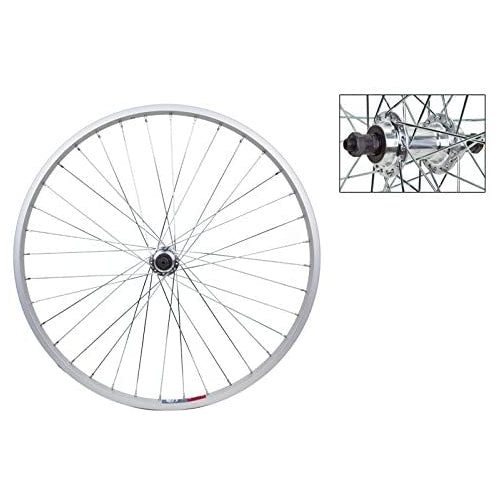 Wheel Master Rear Bicycle Wheel 26 x 1.5 36H, Alloy, Quick Release, Silver