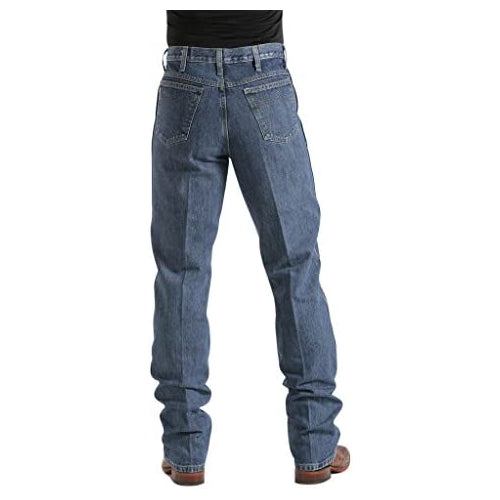 Cinch Men's Bronze Label Tapered Slim Fit Jeans Dark Stone 40W x 36L