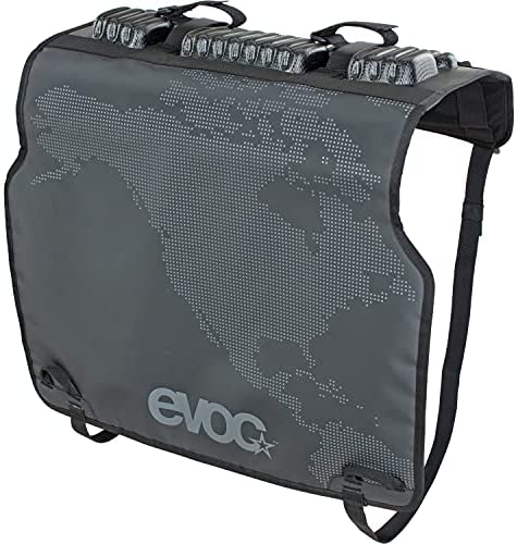 evoc Bike Tailgate Pad Duo Bike Pad Holds 2 Bikes for Truck Tailgate - Protects The Bikes and Truck - Black