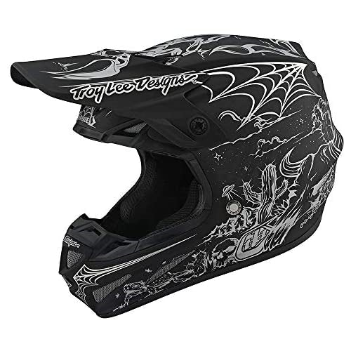 Troy Lee Designs Limited Edition Adult | Offroad | Motocross | SE4 Stranded Carbon Helmet (Large, Black)