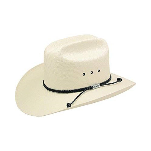 Stetson Men's Carson 10X Shantung Straw Cowboy Hat Natural 6 7/8