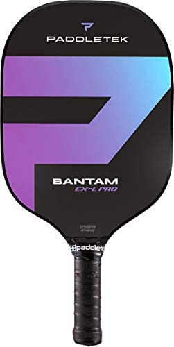 Paddletek Bantam EX-L Pro Pickleball Paddle | Thin Grip | Blue