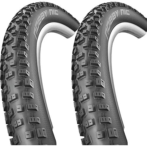 SCHWALBE Nobby Nic HS 463 Addix Performance TL Ready Mountain Bicycle Tire - Folding Bead (Black - 29 x 2.25)