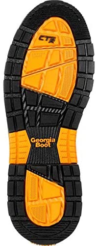 Georgia Boot Carbo-Tec LTX Waterproof Work Boot Size 8(W) Black and Brown