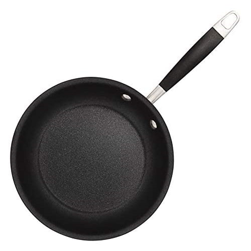 Anolon Advanced Nonstick Fry Pan Hard Anodized Skillet Set, 10" and 12", Black