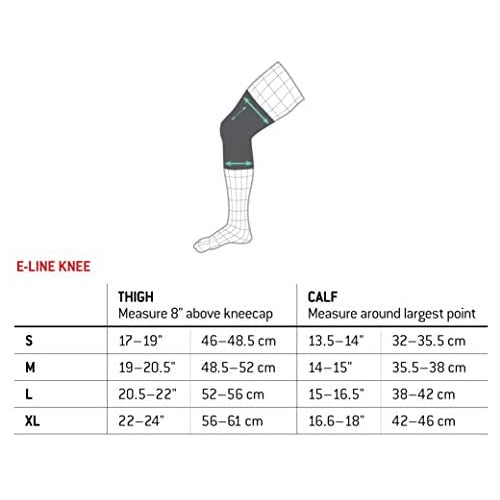 G-Form E-Line Knee Pads, Black, Adult Large