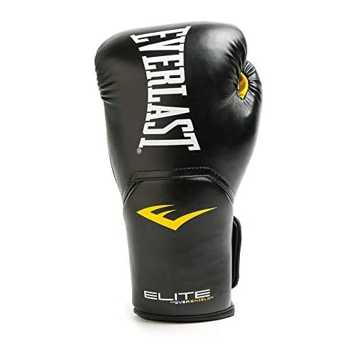 Everlast Elite Pro Style Training Gloves, Black, 14 oz