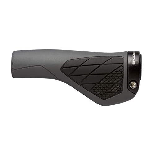 Ergon - GS1 Ergonomic Lock-on Bicycle Handlebar Grips | Regular Compatibility | for XC, Marathon and Trail Bikes | Small | Black