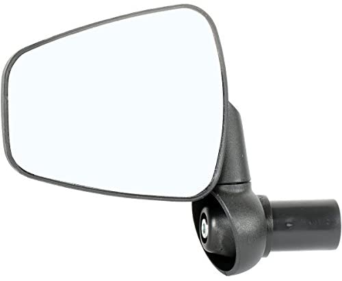 Zefal Unisex's Dooback 2 Left Bar End Mirror, Black, 56cmÂ²