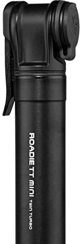 Topeak Roadie TT Mini Twin Turbo Mini Pump Black, One Size