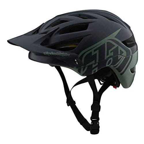 Troy Lee Designs Adult | Trail | All Mountain | Mountain Bike A1 MIPS Classic Helmet (MD/LG, Navy/Seafoam)