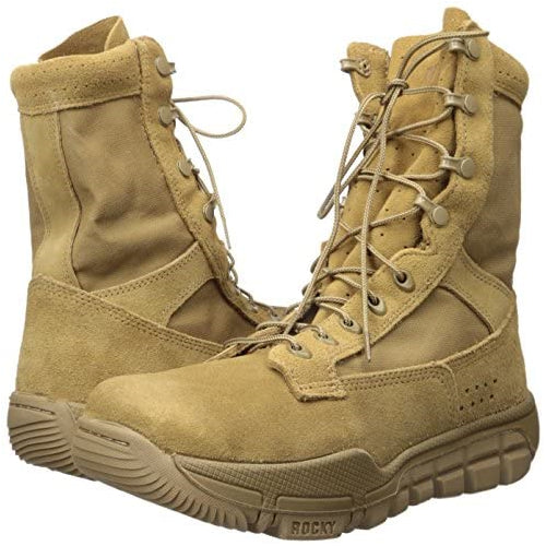 Rocky Men's RKC042 Military and Tactical Boot, Coyote Brown, 9 M US