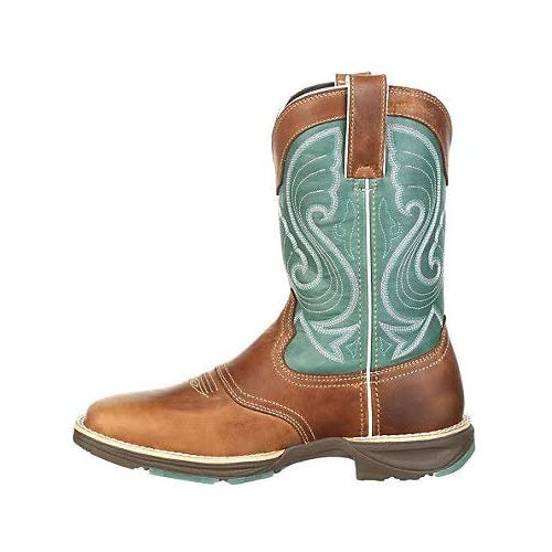Durango Ultra-Lite Women's Emerald Saddle Western Boot Size 8.5(M)