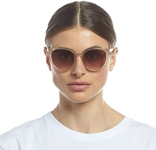 Le Specs Women's Armada Sunglasses, Clear Quartz, One Size