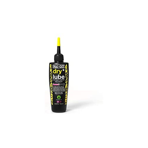 Muc Off Dry Chain Lube, 120 Milliliters - Biodegradable Bike Chain Lubricant, Suitable for All Types of Bike - Formulated for Dry Weather Conditions