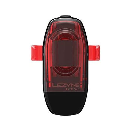 LEZYNE KTV Pro Alert Drive Bicycle Taillight, 75 Lumens LED, USB Rechargeable, Features a Safety Alert Mode, 4 Flash Modes, IPX7 Water Resistant, High Performance Rear Bike Light