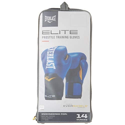 Everlast Elite Pro Style Training Gloves, Blue, 16 oz