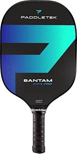 Paddletek Bantam EX-L Pro Pickleball Paddle | Thin Grip | Blue