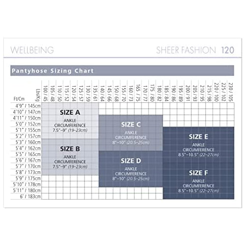 Sigvaris Women's Sheer Fashion 120 Open Toe Calf Compression Hose 15-20mmHg