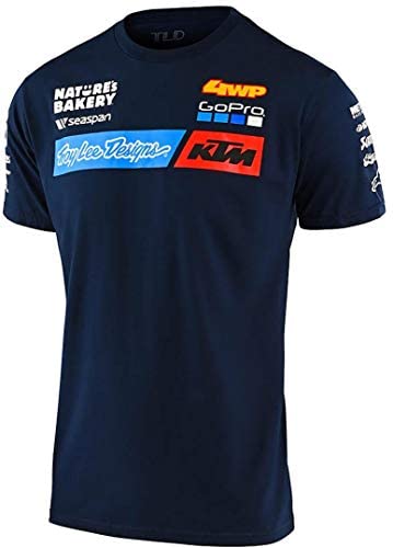 Troy Lee Designs Men's 20 TLD KTM Team Shirts,Large,Navy