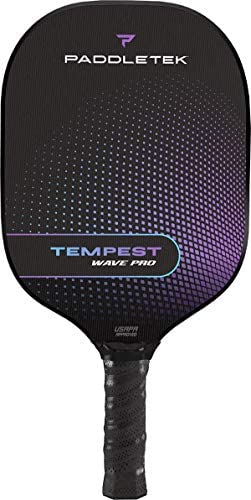 Paddletek Tempest Wave Pro Pickleball Paddle | Standard Grip | Riptide (Blue)