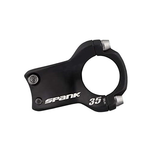 SPANK Spike Race 2 Shot-Peen Anodized MTB Bicycle Stem, Black, 35mm