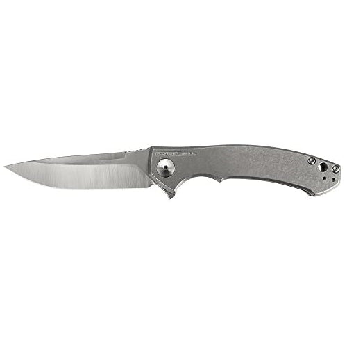 Zero Tolerance (0450); With 3.25Ã¢Â€Â DLC-Coated S35VN Stainless Steel Blade, All-Black Carbon Fiber and Titanium Handle Scales, KVT Ball-Bearing Opening, Frame Lock and Reversible Pocketclip; 2.45 OZ.