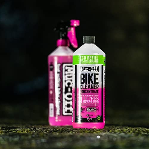 Muc-Off Bike Cleaner Concentrate, 5 Liter - Fast-Action, Biodegradable Nano Gel Refill - Mixes with Water to Make Up to 20 Liters of Bike Wash