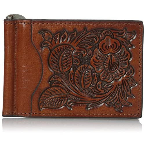 Nocona Belt Co. Men's Nocona Pro Flower Leaf in Money, Tan, One Size