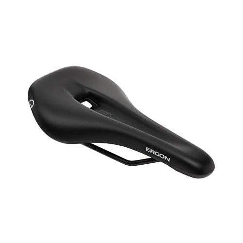 Ergon - SM Sport Ergonomic Comfort Bicycle Saddle | for All Mountain, Trail, Gravel and Bikepacking Bikes | Mens | Small/Medium | Black