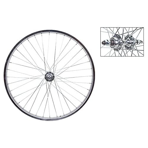 Wheel Master Rear Bicycle Wheel 24 x 1.75 36H, Steel, Bolt On, Silver