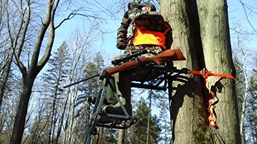 High Point Products Gun Holder for Tree Stand, Hunting, fits all Rifles, Shot Guns, Muzzle Loaders, Clamps on for easy use