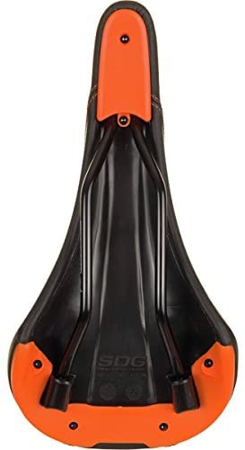 SDG Bel-Air, Unisex Adult's MTB Saddle, Multicolor (Black/Orange), 140 x 270 mm