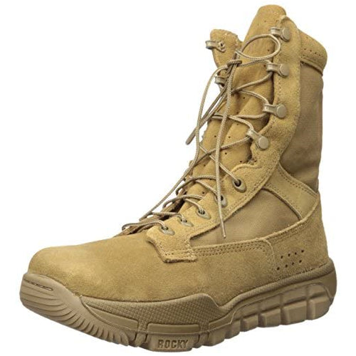 Rocky Men's RKC042 Military and Tactical Boot, Coyote Brown, 9 M US