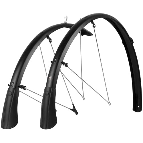 SKS Alley Cat Full Coverage Bicycle Fender Set - B45 for 700 x 28-38 (Matte Black), (10433)