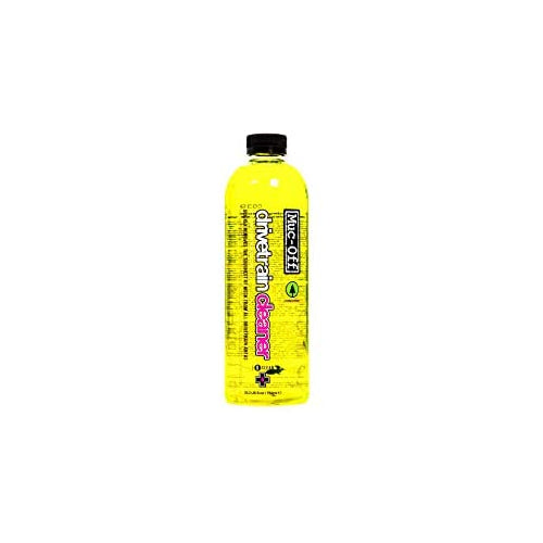 Muc Off Bio Drivetrain Cleaner, 750 Milliliters - Effective Biodegradable Bicycle Chain Cleaner and Degreaser Fluid - Suitable for All Types of Bike, Yellow
