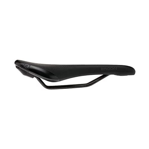 Ergon - SM Comp Ergonomic Comfort Bicycle Saddle | for All Mountain, Trail, Gravel and Bikepacking Bikes | Mens | Small/Medium | Stealth Black