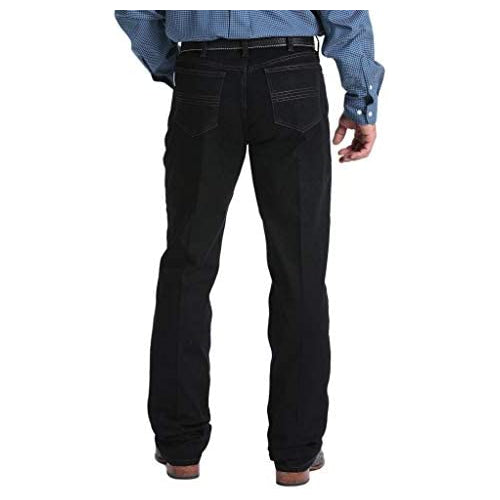 Cinch Men's Silver Label Slim Straight Jeans Black 32W x 34L