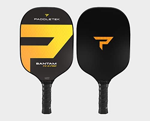 Paddletek Bantam TS-5 Pro Pickleball Paddle | Standard Weight | Standard Grip | Yellow