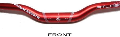 RaceFace Atlas Mountain Bike Handlebar (Red, 31.8-mm Clamp, 785-mm Wide, 1.25-Inch Rise)