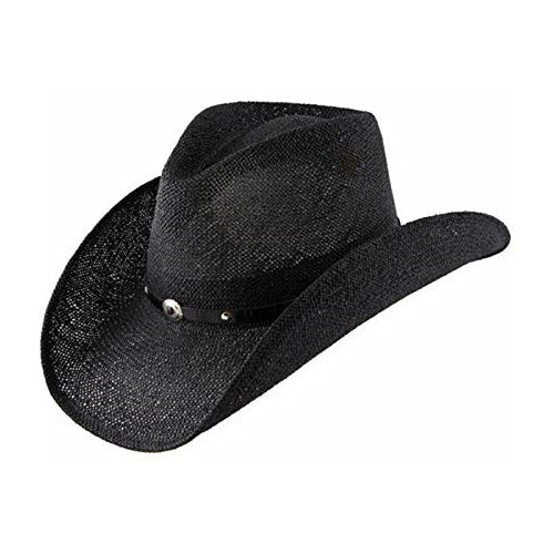 Stetson And Dobbs Hats TSONYX-8334 Onyx,Regular Oval Cowboy Hat, Black - M