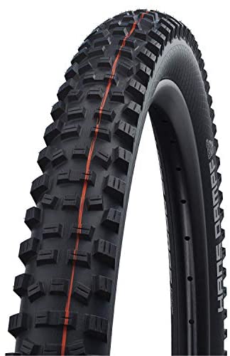 SCHWALBE - Hans Dampf All Terrian and All MTB Tubeless Folding Bike Tire | 29 x 2.35 | Evolution Line, Addix Soft, Super Trail | Black/Tan