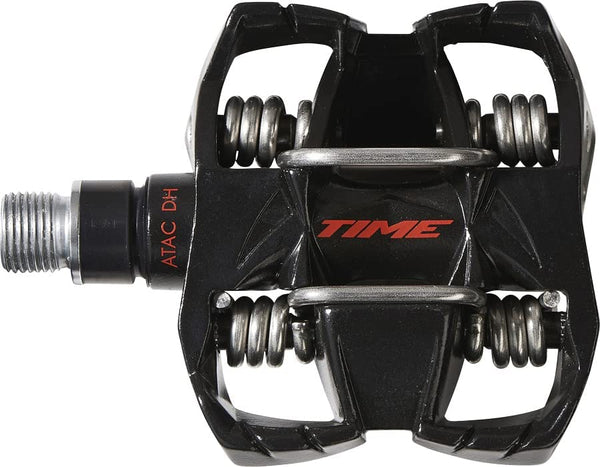 TIME DH 4 Clipless Bike Pedals | Downhill DH, Mountain MTB, Enduro | Black, Pair