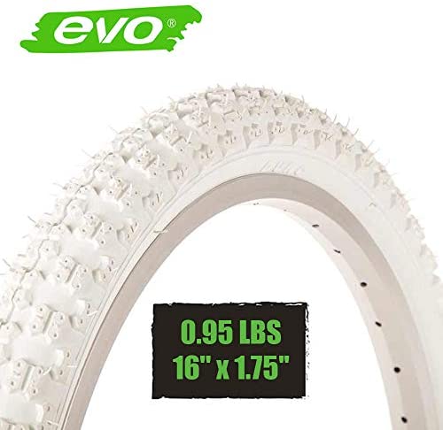 evo Splash 12 in Bike Tire - 12'' x 2-1/4 Bicycle Tire - White