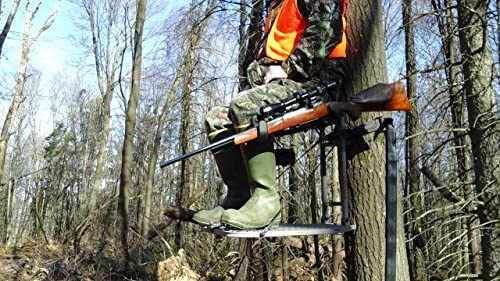 High Point Products Gun Holder for Tree Stand, Hunting, fits all Rifles, Shot Guns, Muzzle Loaders, Clamps on for easy use