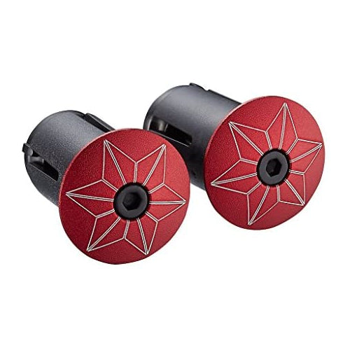 Supacaz Star Plugz Red Anodized, Set