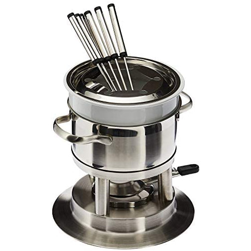 Swissmar Arosa 11 Piece Stainless Fondue Set