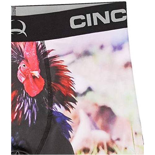 Cinch Men's 9" Printed Boxer Brief, Multi, S